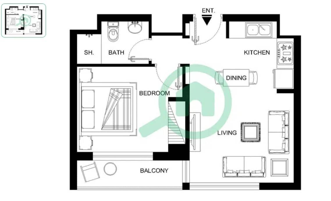 Incredible 1 Bedroom That Sleeps 2 In Sobha Creek Vistas *